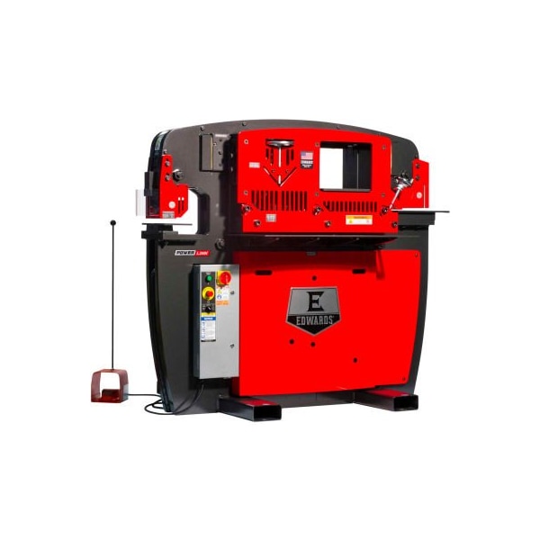 Edwards Mfg Co. 65 Ton Ironworker - 3 Phase, 208V w/ Hydraulic Accessory Pack - Edwards IW65-3P208-AC600 - main